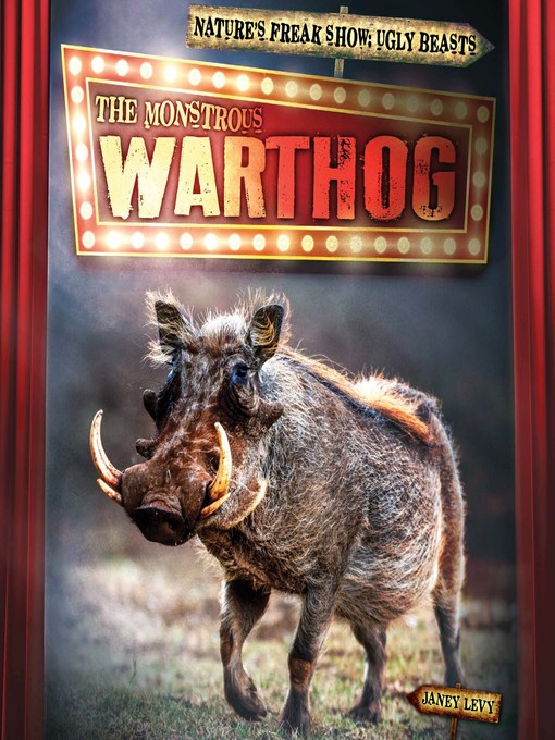 Title details for The Monstrous Warthog by Janey Levy - Available